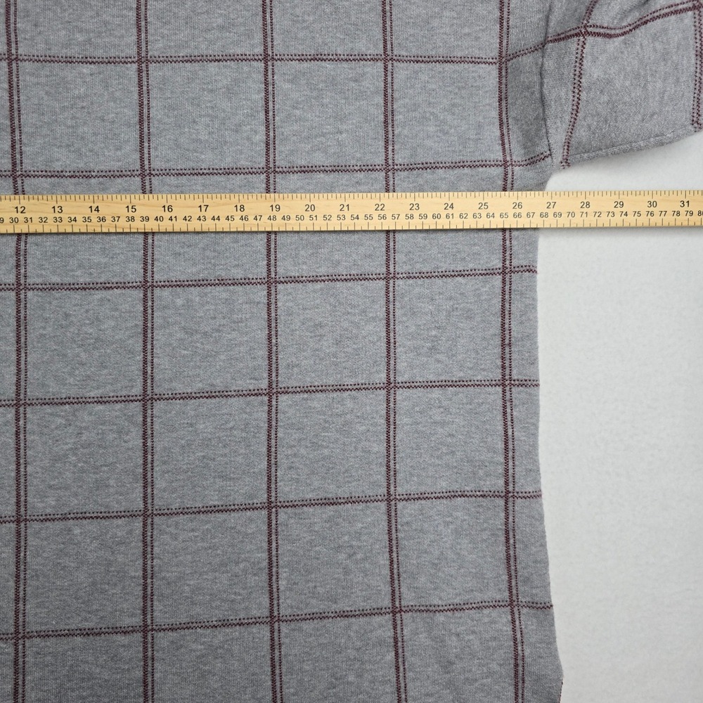 Tahari Sweater Womens 3XL Windowpane Plaid Pullover Long Sleeve Plus Size Top 3X - Picture 7 of 9